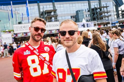 Gerrit (r) und Denis sind seit einem Jahr Fans von Taylor Swift