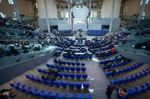 Plenarsaal während einer Sitzung