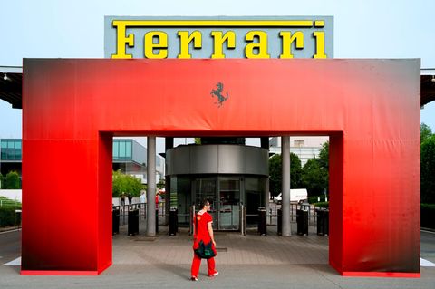 Eingang zur Ferrari Firmenzentrale