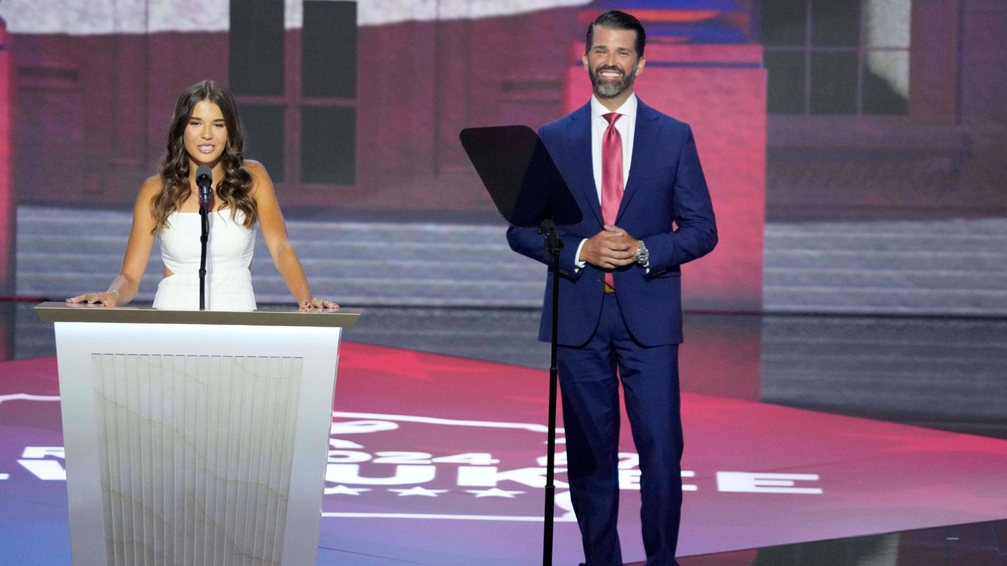Kia und Donald Jr. Trump