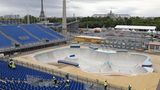 Sportarten: BMX Freestyle, Skateboard, 3er Basketball, Breakdance