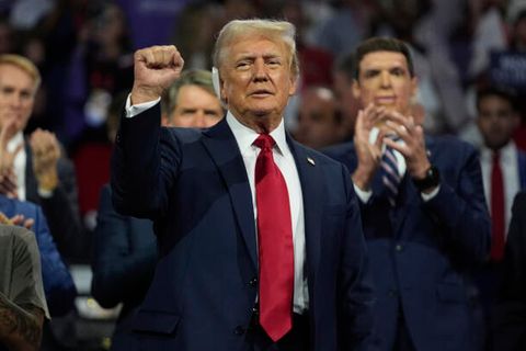 Donald Trump auf dem Parteitag der Republikaner in Milwaukee