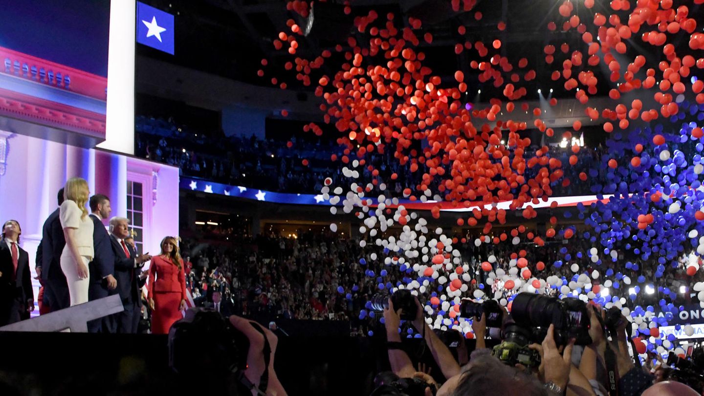 Trump Nominierung Ballons