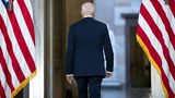 Joe Biden verlässt die Statuary Hall