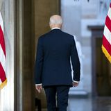 Joe Biden verlässt die Statuary Hall