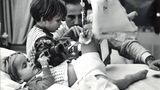 Joe Biden und seine Kinder im Krankenhaus
