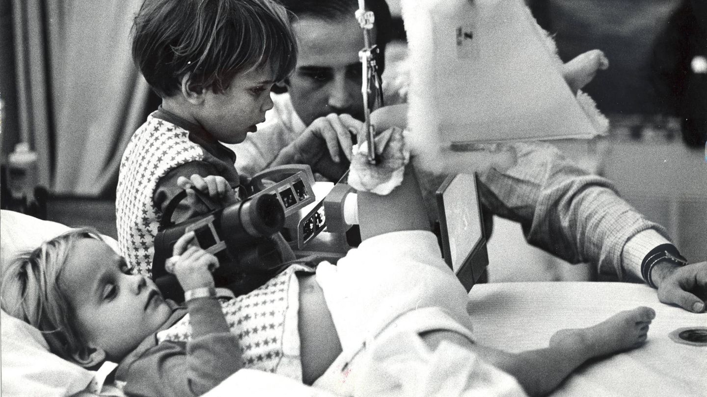 Joe Biden und seine Kinder im Krankenhaus