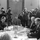 Biden und der sowjetische Außenminister Gromyko