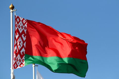 Die Flagge von Belarus