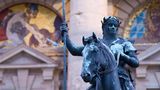 Eine Statue von Otto I., dem ersten Wittelsbacher