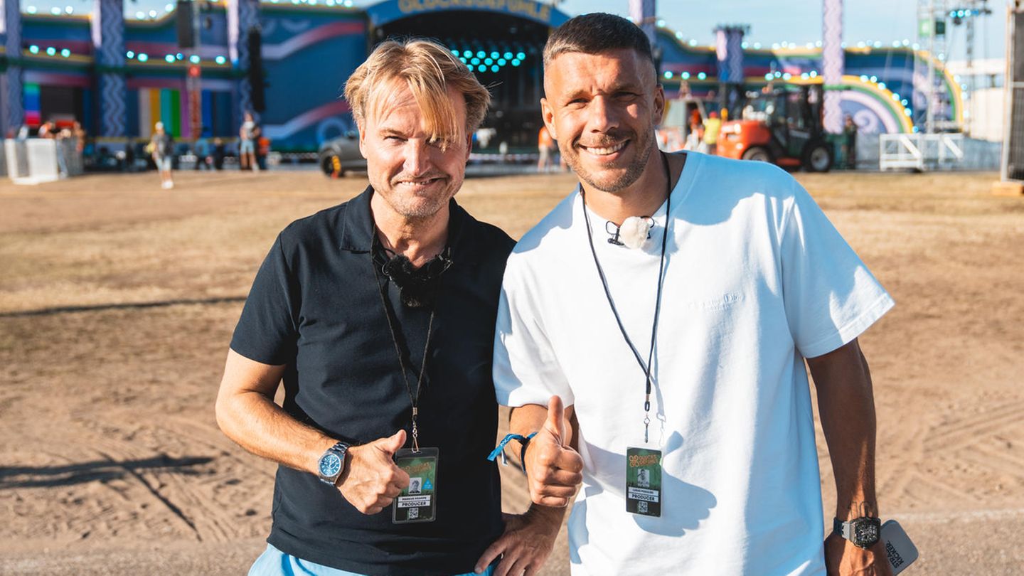 Markus Krampe und Lukas Podolski: 