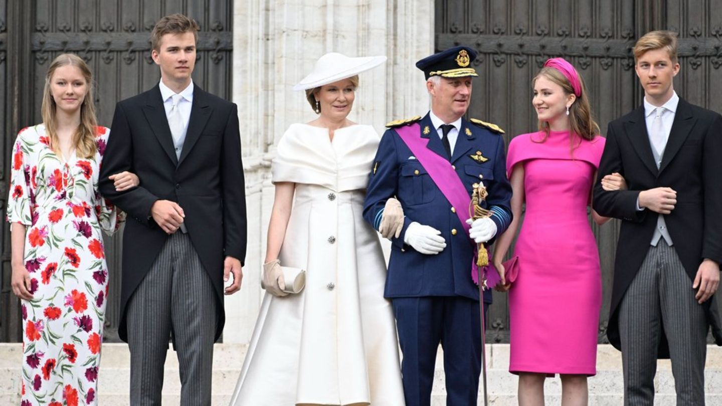 Elisabeth von Belgien: Die Kronprinzessin glänzt in Pink
