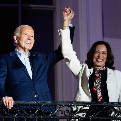 US-Präsident Joe Biden (l.) und Vizepräsidentin Kamala Harris