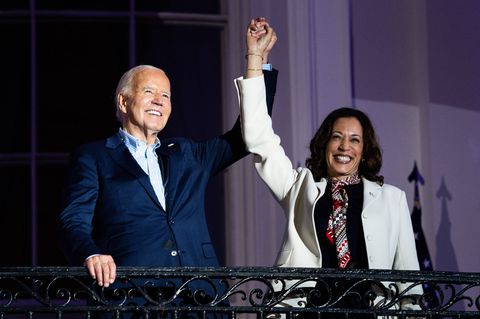 US-Präsident Joe Biden (l.) und Vizepräsidentin Kamala Harris