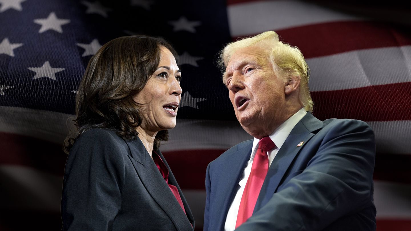 US-Wahl 2024: Kamala Harris robbt in Umfragen an Donald Trump heran