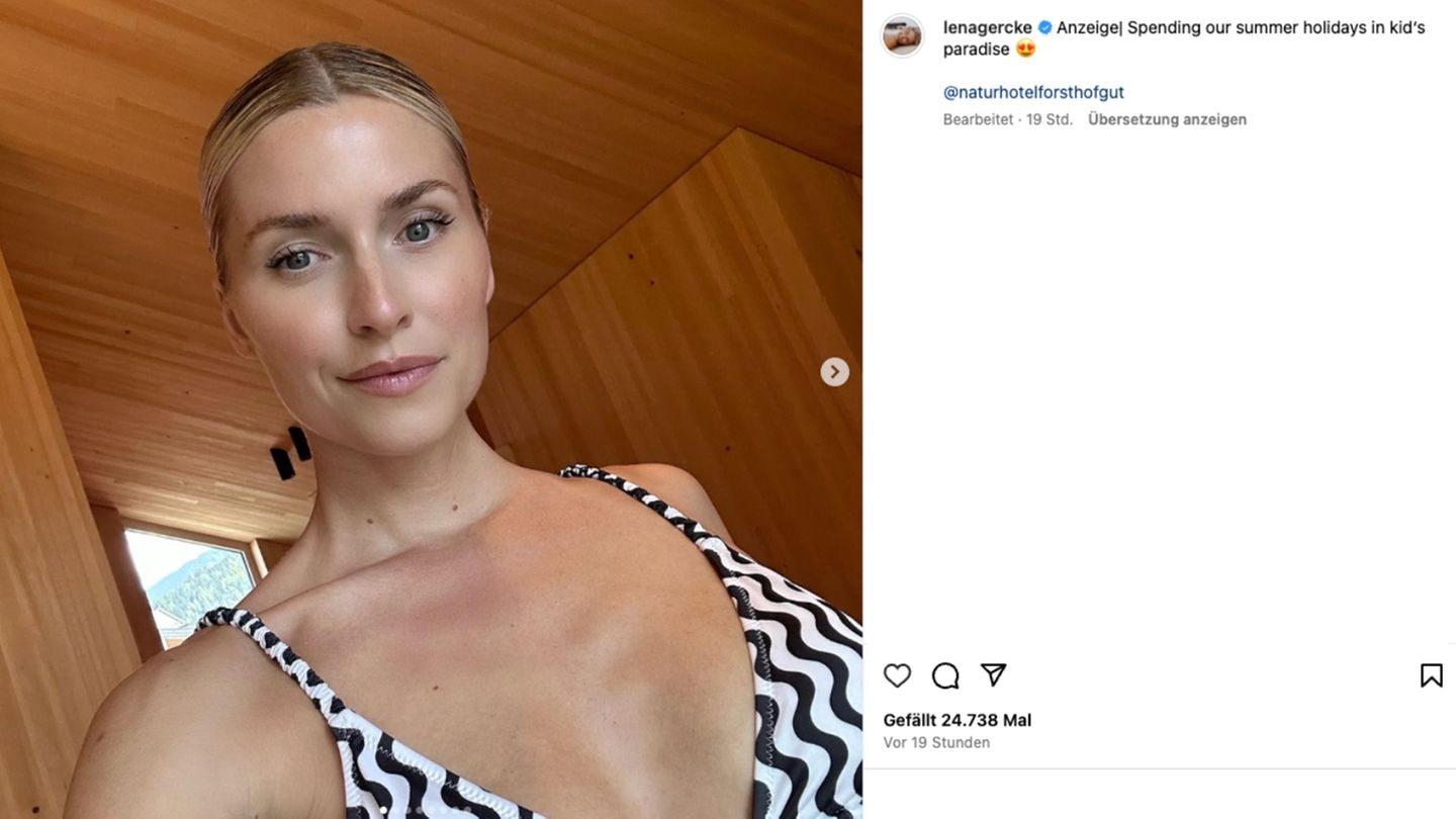 Stars im Urlaub: Lena Gercke Stars im Urlaub: Lena Gercke