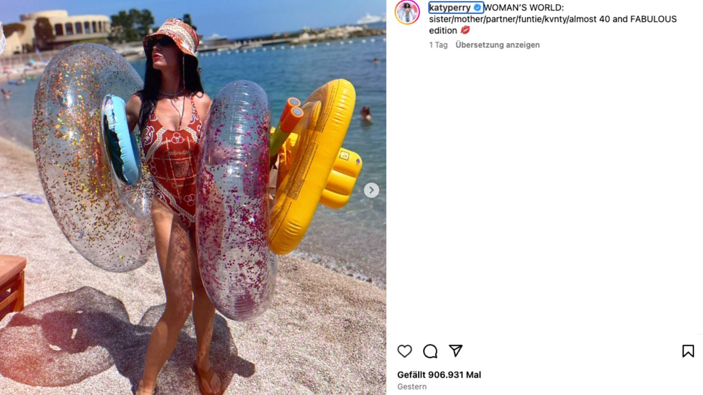 Stars im Urlaub: Katy Perry