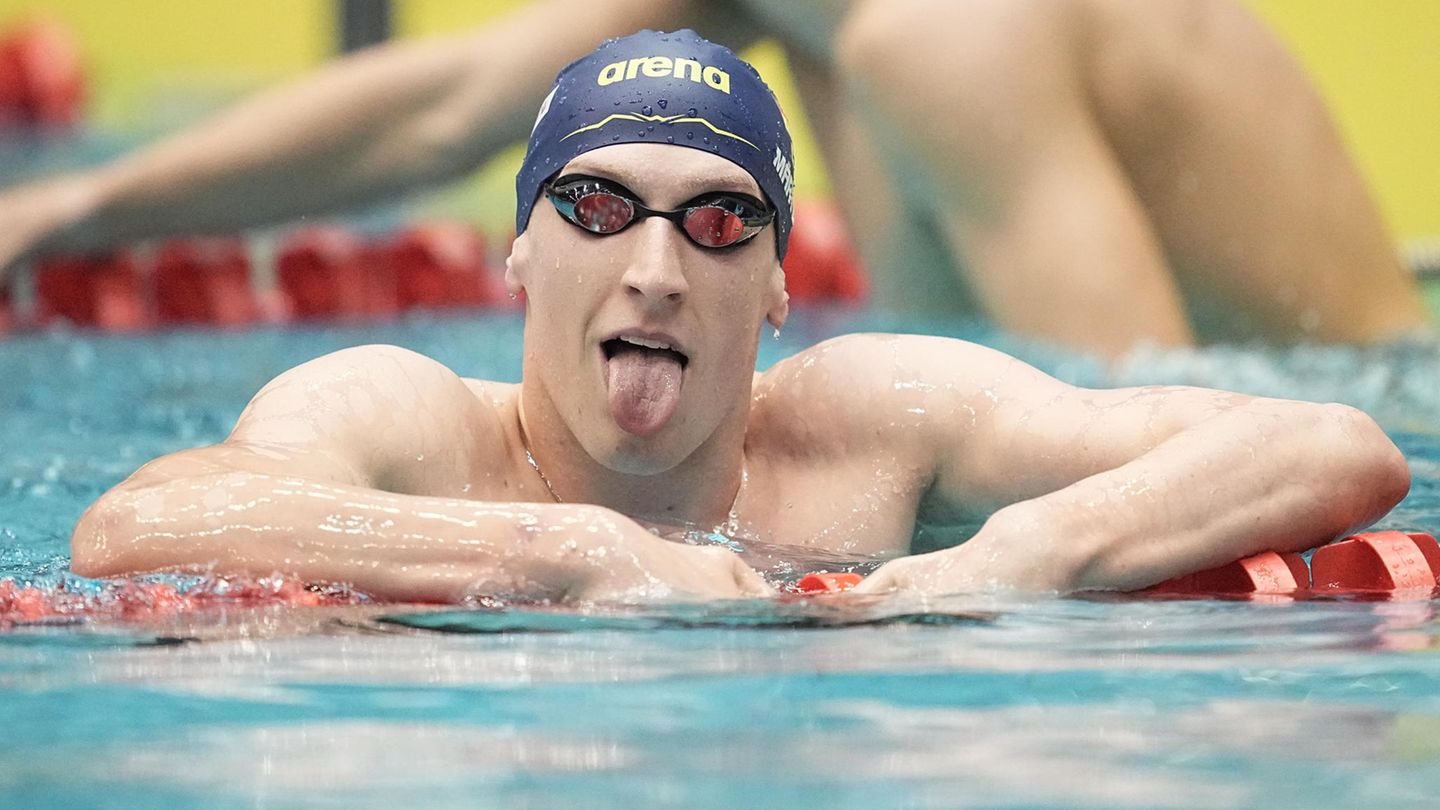 Lukas Märtens: Schwimmen, 400 Meter Freistil Lukas Märtens hat bei den Deutschen Meisterschaften zuletzt den Weltrekord über 400 Meter Freistil knapp verpasst. Am Ende stand die drittschnellste Zeit, die jemals über die Distanz geschwommen wurde. Dann muss er halt in Paris den Rekord brechen – und die Goldmedaille gewinnen. Er gehört auf jeden Fall zu den Favoriten