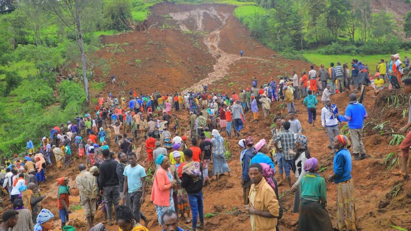 Katastrophe: Mindestens 157 Tote bei Erdrutschen in Äthiopien