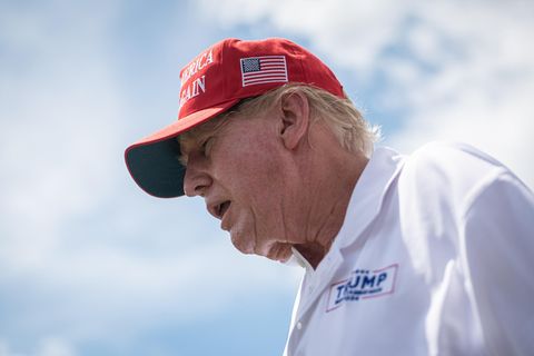 Donald Trump beim Golfen