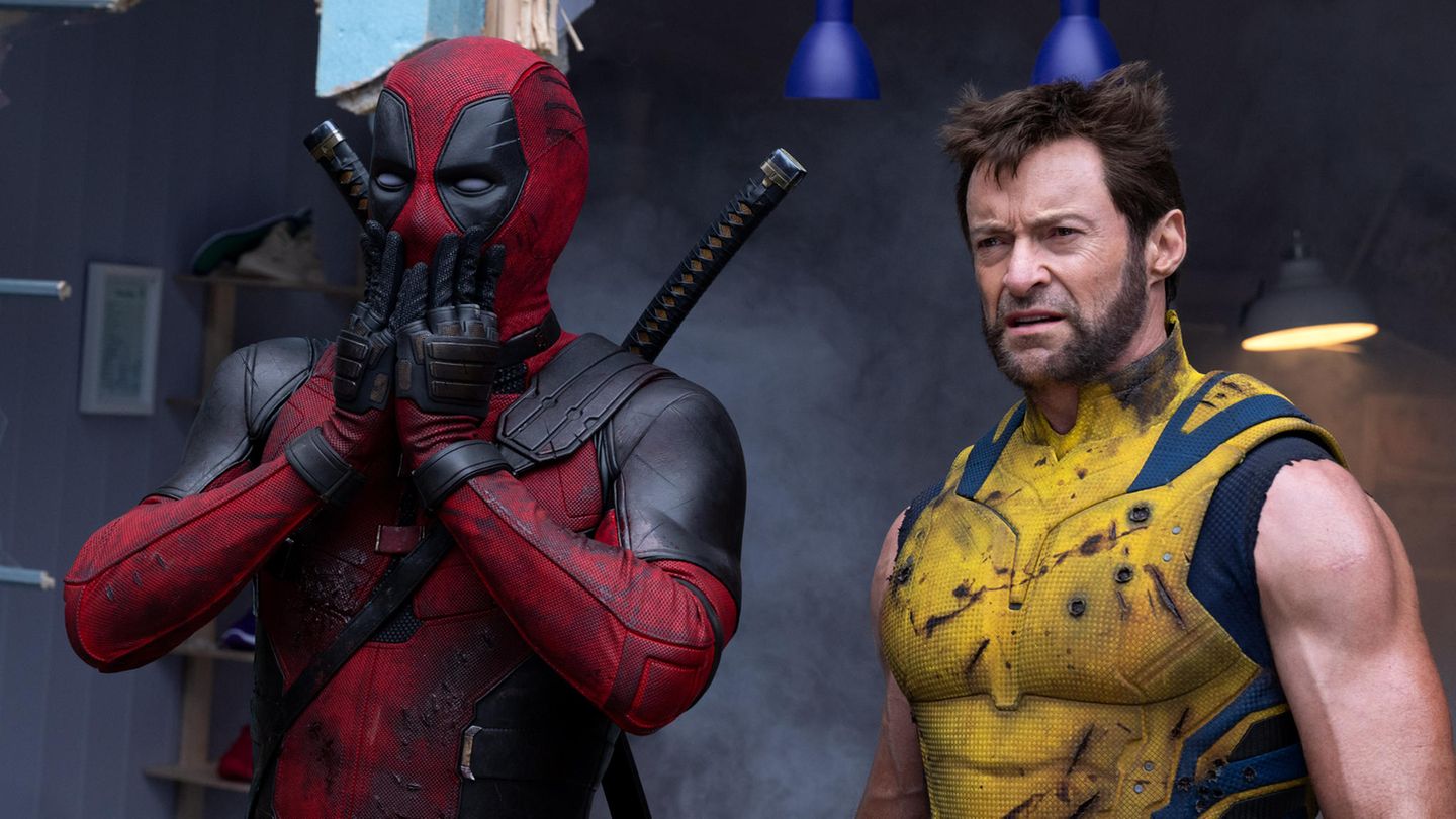 Hugh Jackman und Ryan Reynolds im Disney-Film "Deadpool & Wolverine"