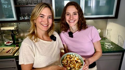 Maya Leinenbach alias fitgreenmind kocht Zitronen-Pfeffer-Blumenkohl