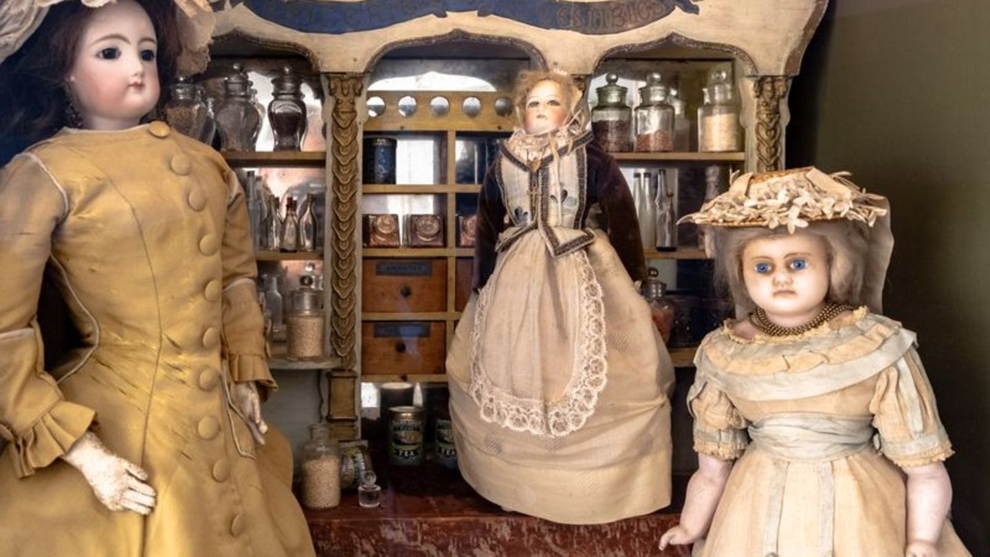 Puppenmuseum in Hamburg: Alte Puppenstuben im Museum Falkenstein faszinieren Besucher