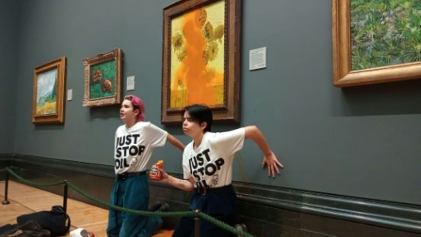 Aktivistinnen nach Suppenattacke auf Gemälde von Van Gogh in London schuldig gesprochen