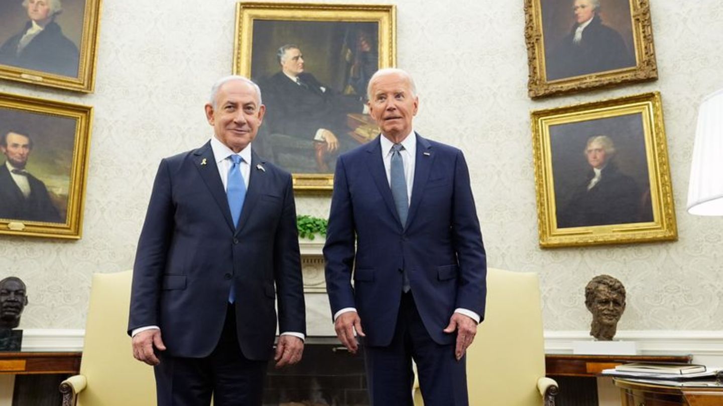 Treffen im Weißen Haus: Netanjahu dankt Biden für Unterstützung für Israel