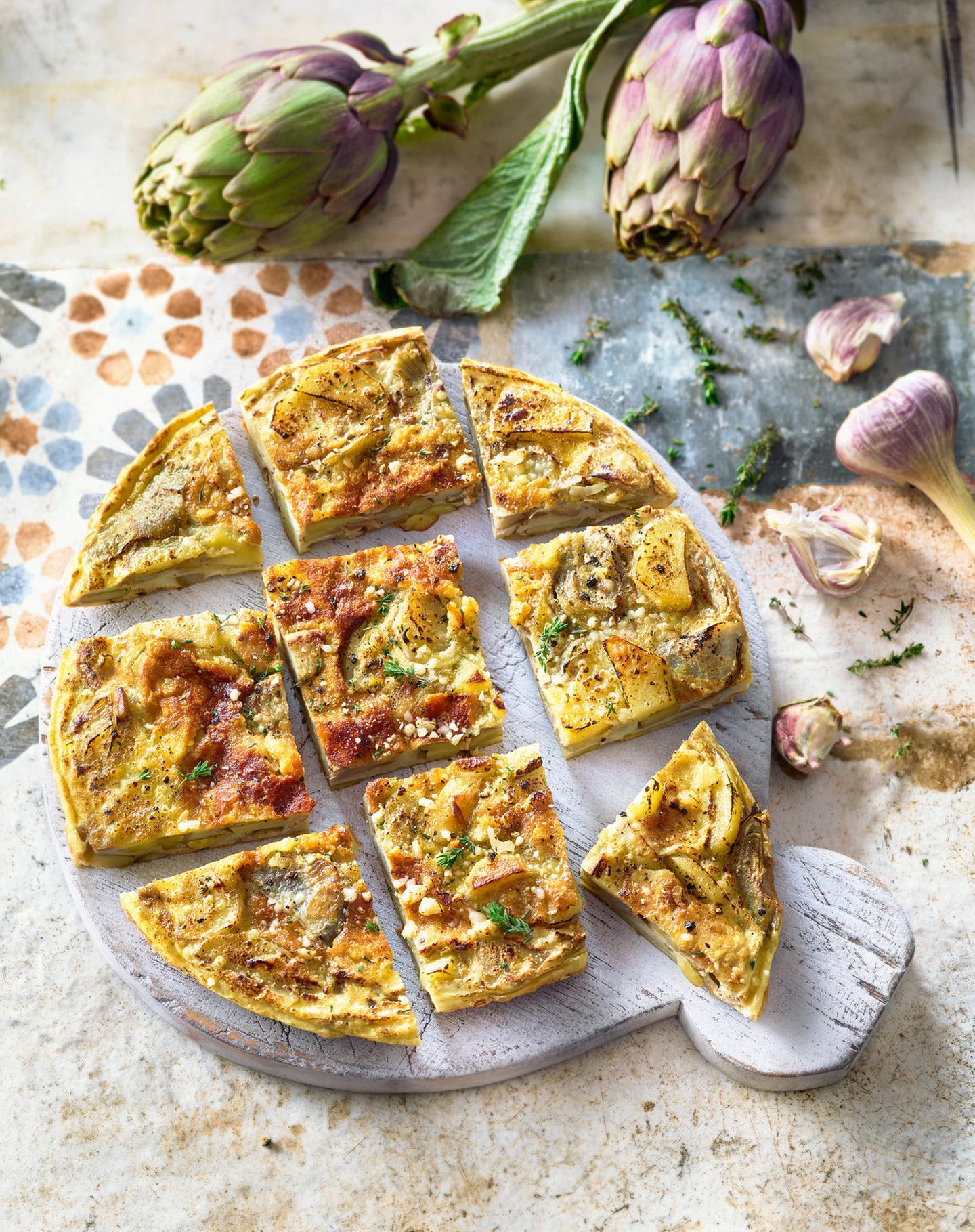 Wohlfühlküche: Kartoffel-Artischocken-Frittata