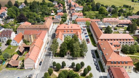 Die Kirche der Brüdergemeine Herrnhut in Sachsen