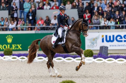 Charlotte Dujardin auf Imhotep beim Chio in Aachen