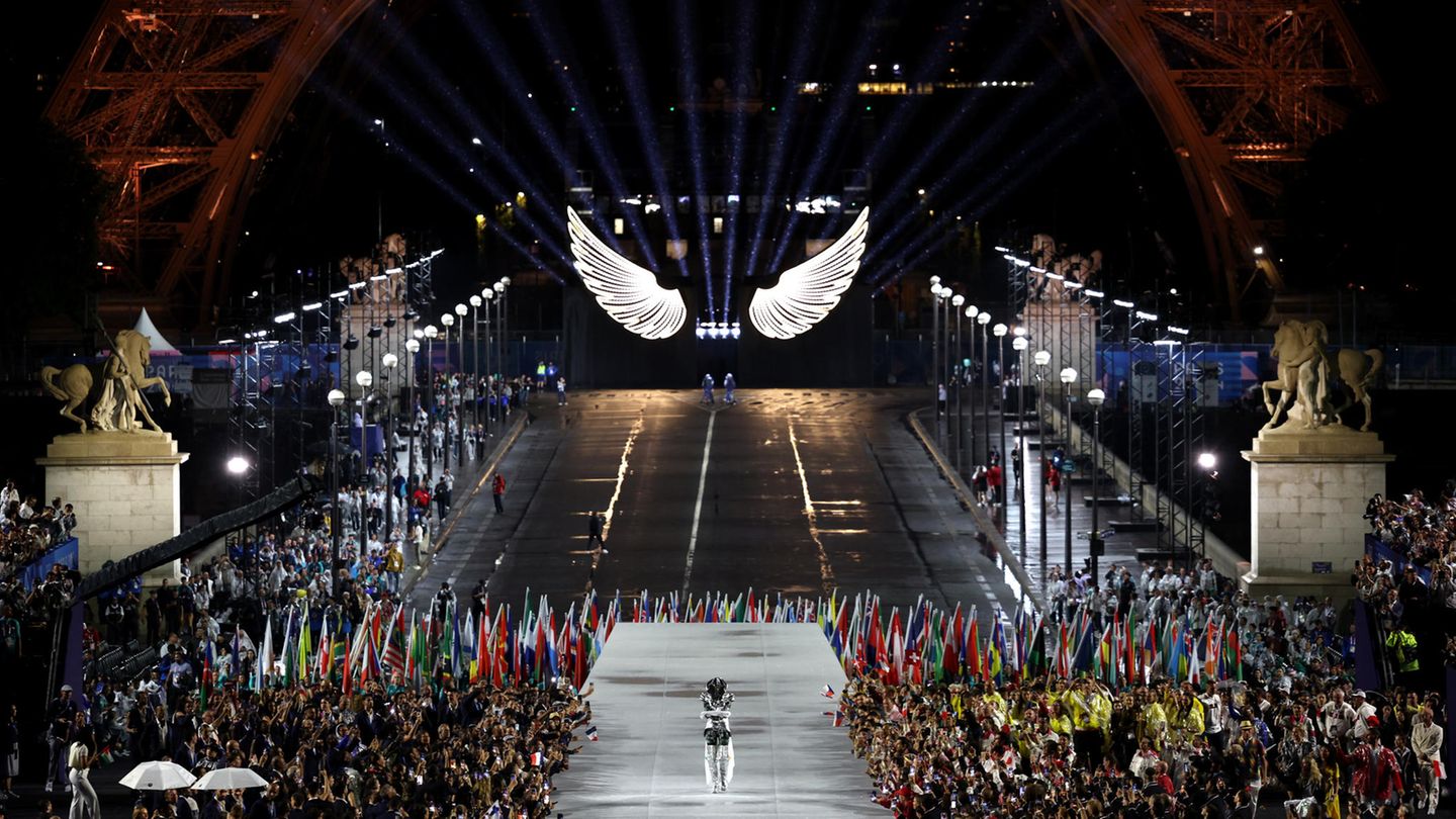 Olympia 2024: Die Bilder aus Paris – so läuft die Eröffnungsfeier der Olympischen Spiele