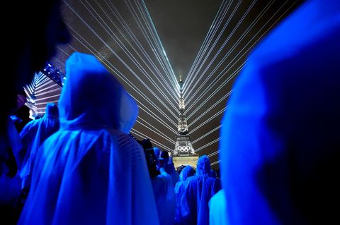 Olympia 2024: Alles schreit Spektakel: die Bilderflut im Regen von Paris