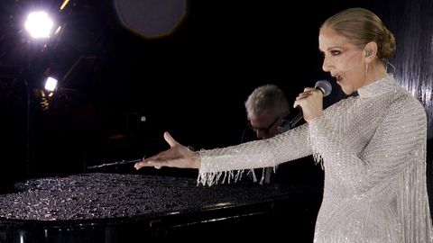 Céline Dion sang bei der Eröffnungsfeier der Olympischen Spiele 2024 auf dem Eiffelturm den Chanson "L'Hymne à l’amour" von Edith Piaf
