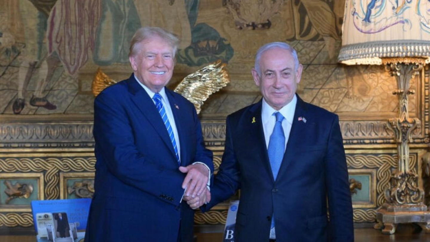 Treffen in Florida: Trump empfängt Netanjahu als alten Freund – und attackiert Kamala Harris
