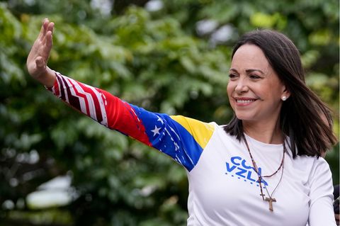 Venezuelas Oppositionsführerin Maria Corina Machado