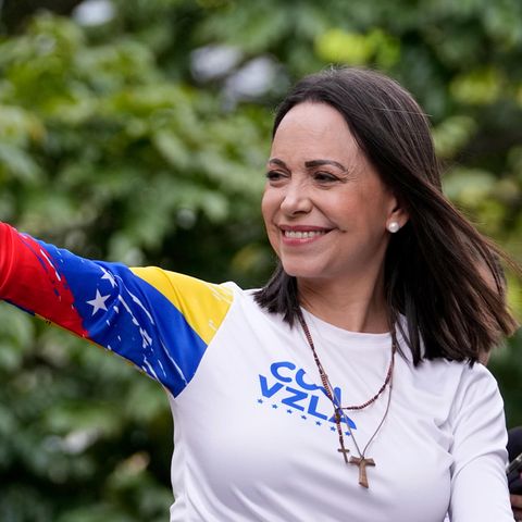 Venezuelas Oppositionsführerin Maria Corina Machado