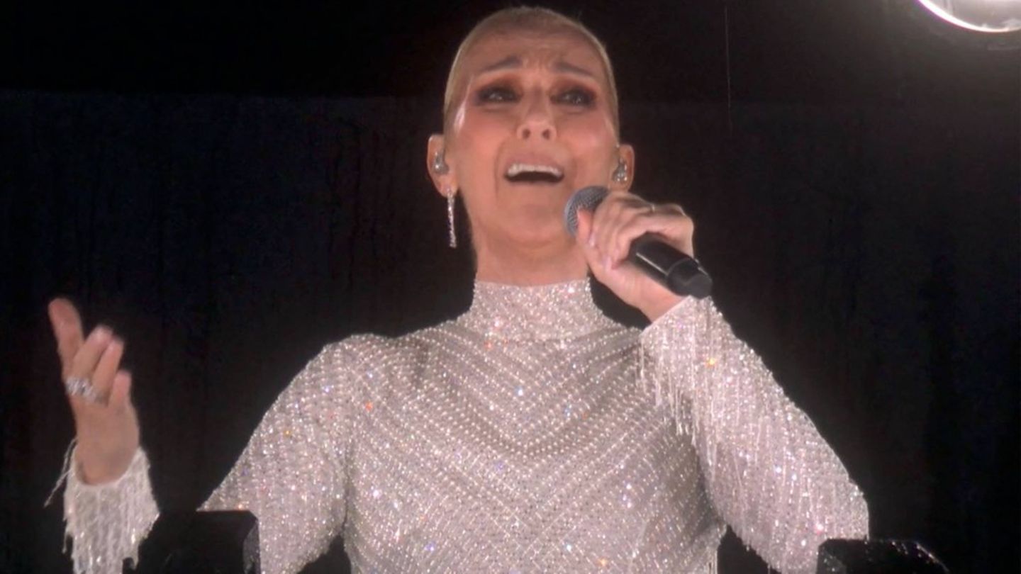 Céline Dion in Paris: So feiern die Stars ihr grandioses Comeback