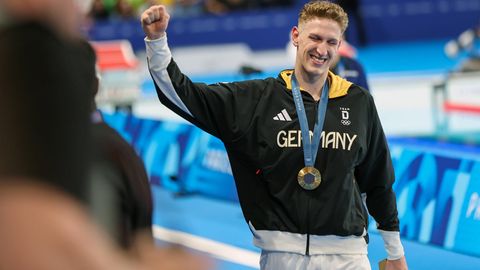 Lukas Märtens holte die erste Gold-Medaille für das deutsche Olympia-Team