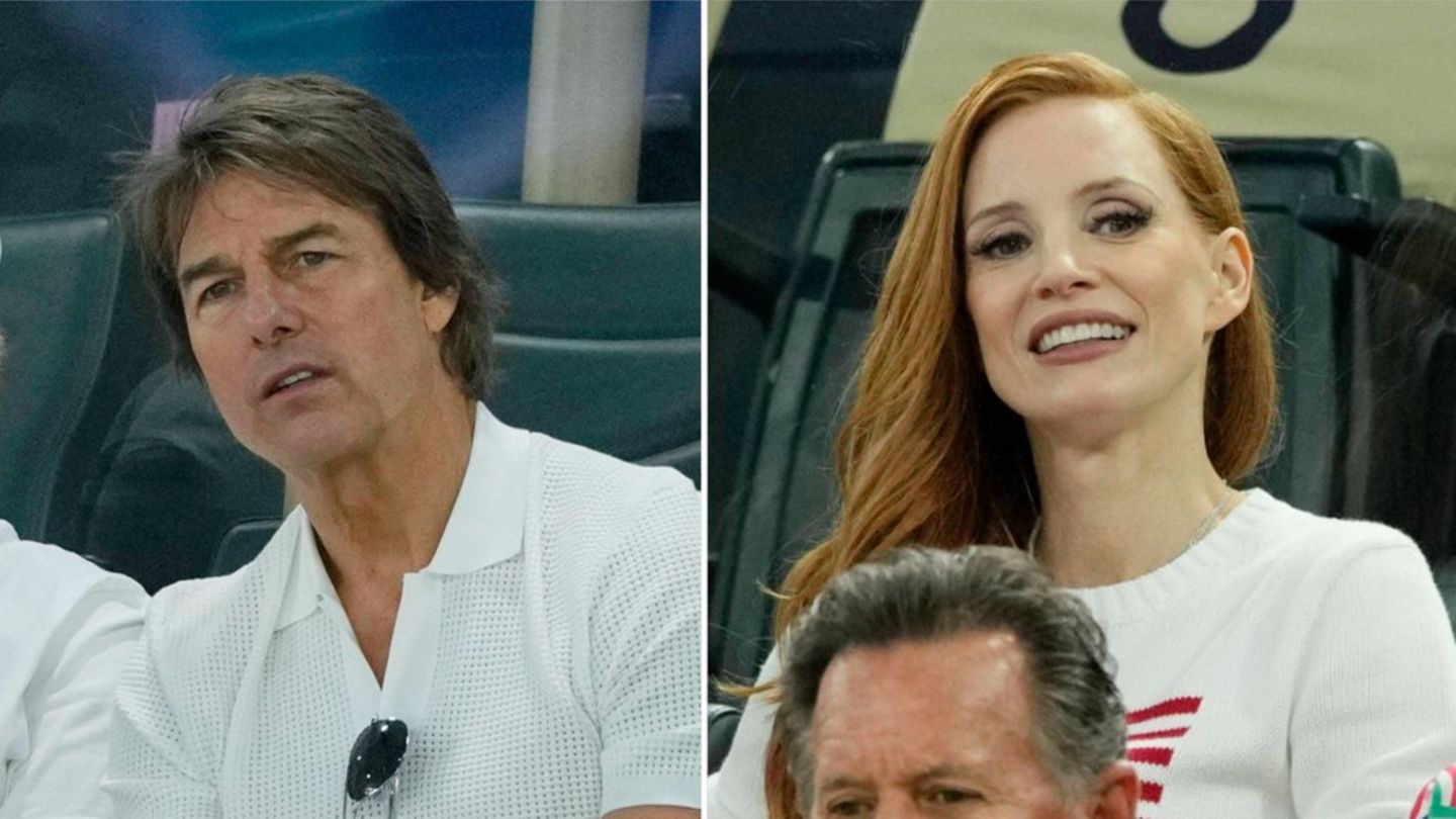 Tom Cruise oder Jessica Chastain: Hollywoodstars zeigen sich bei Olympia