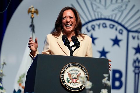 In Indianapolis sprach Harris vor 6.000 begeisterten Frauen