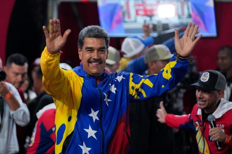 Er hat es zum dritten Mal geschafft: Nicolás Maduro wird Venezuela wohl erneut sechs Jahre lang regieren