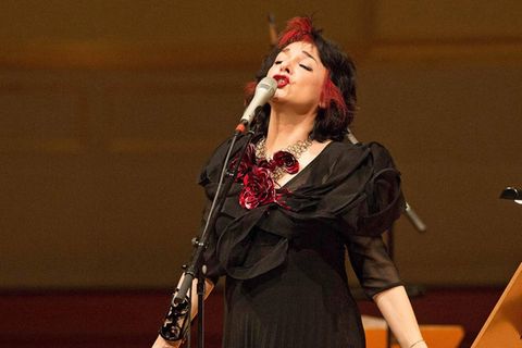 Fado-Sängerin Misia bei einem Konzert in der Laeiszhalle in Hamburg 2012