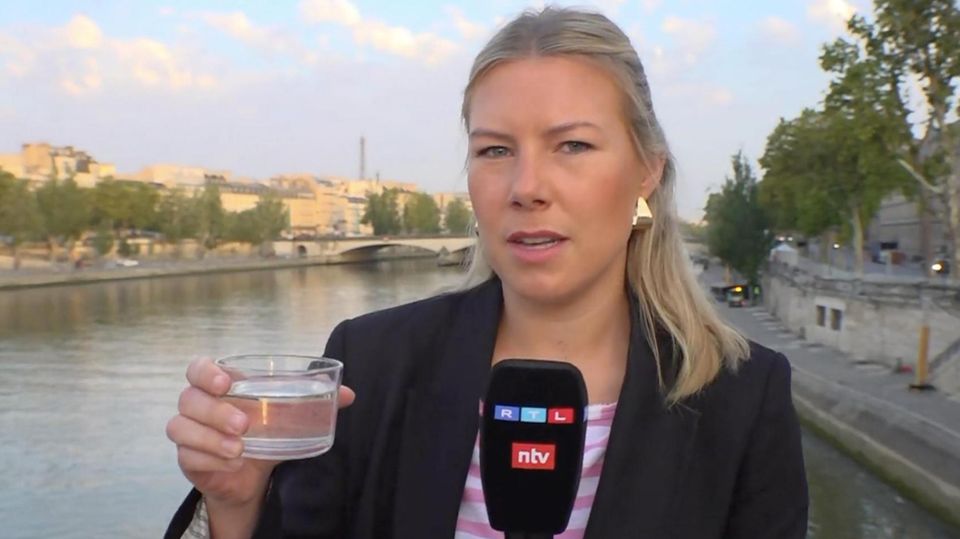 Olympia: Reporterin erklärt die Triathlon-Verschiebung in der Seine