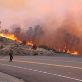 Fast 4900 Feuerwehrleute und 400 Löschfahrzeuge sollen das Inferno eindämmen. Das "Park Fire" wütet seit Mittwoch vergangener Woche in einer Region rund drei Autostunden nordöstlich von San Francisco   