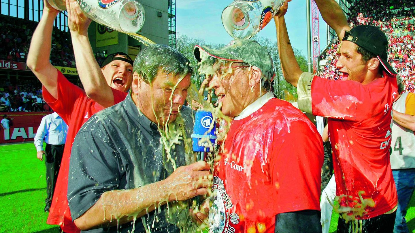 Schweinsteiger Meisterfeier 2004