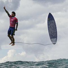 Das Bild des Profi-Surfers Gabriel Medina ist für manche schon jetzt das beste Sportfoto aller Zeiten