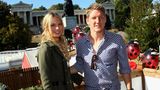 Sebastian Schweinsteiger mit Freundin Sarah Brandner