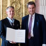 Schweinsteiger mit Markus Söder